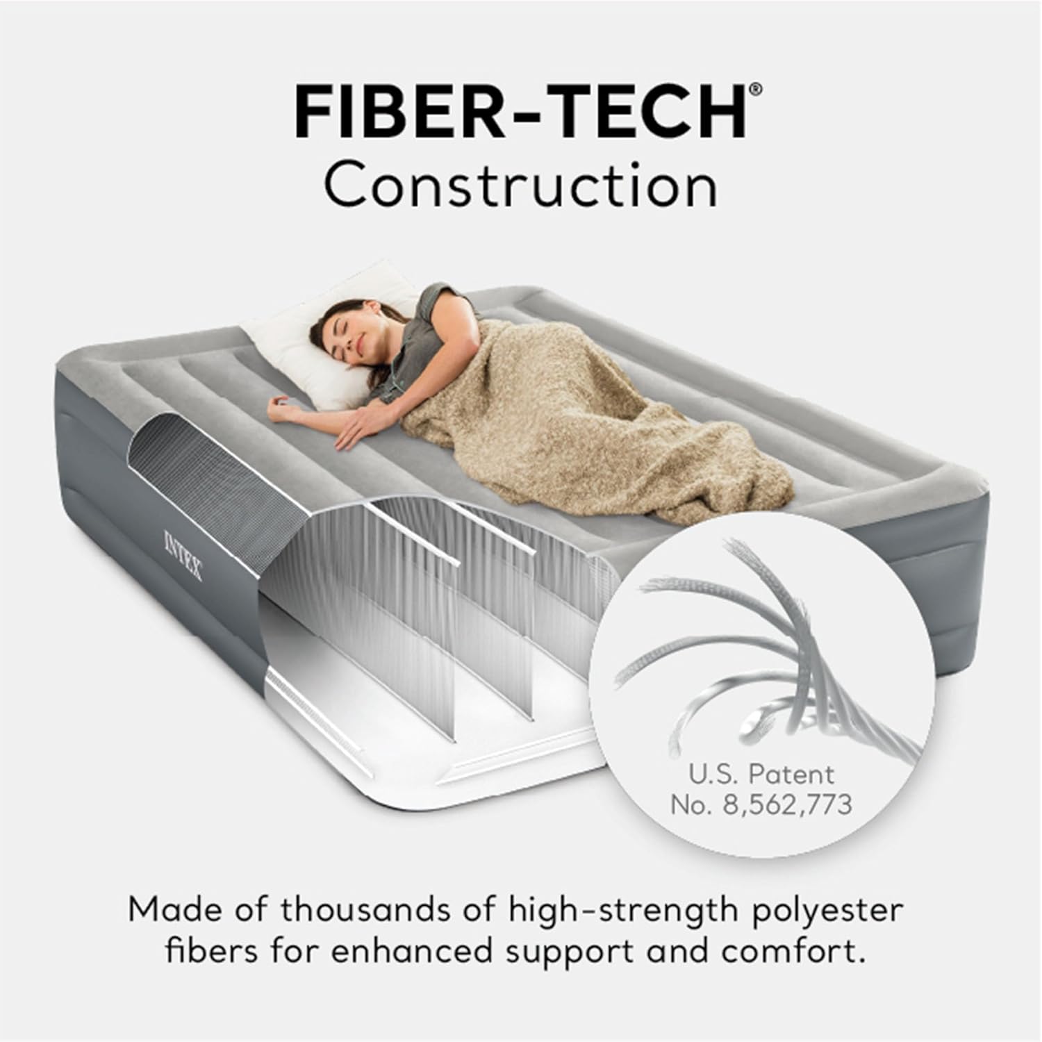 Intex Dura-Beam® Plus Essential Rest Air Mattress 18 Intex Dura-Beam® Plus Essential Rest Air Mattress 18